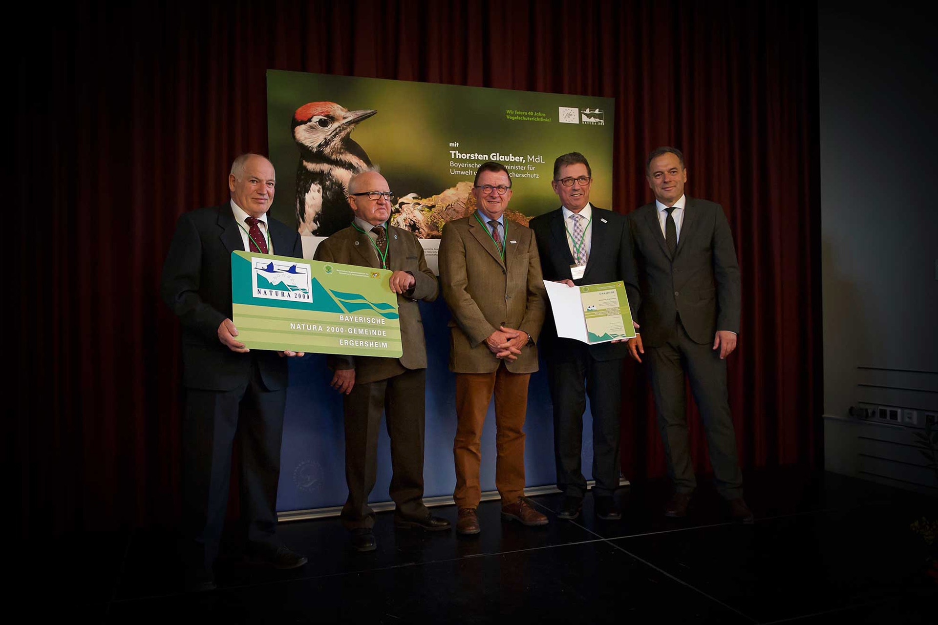 Auszeichnung der Natura-2000 Gemeinde Ergersheim