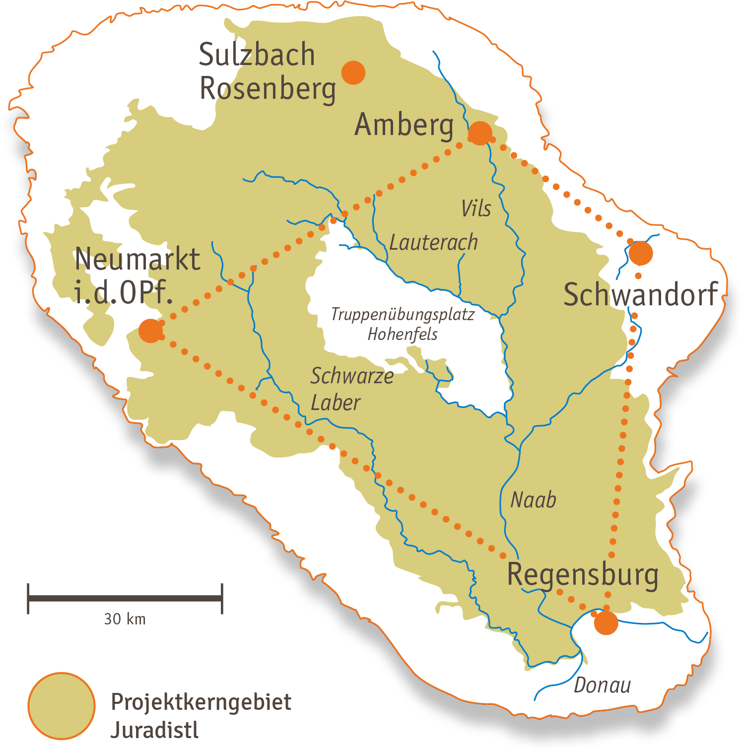 Projektkerngebiet Juradistl