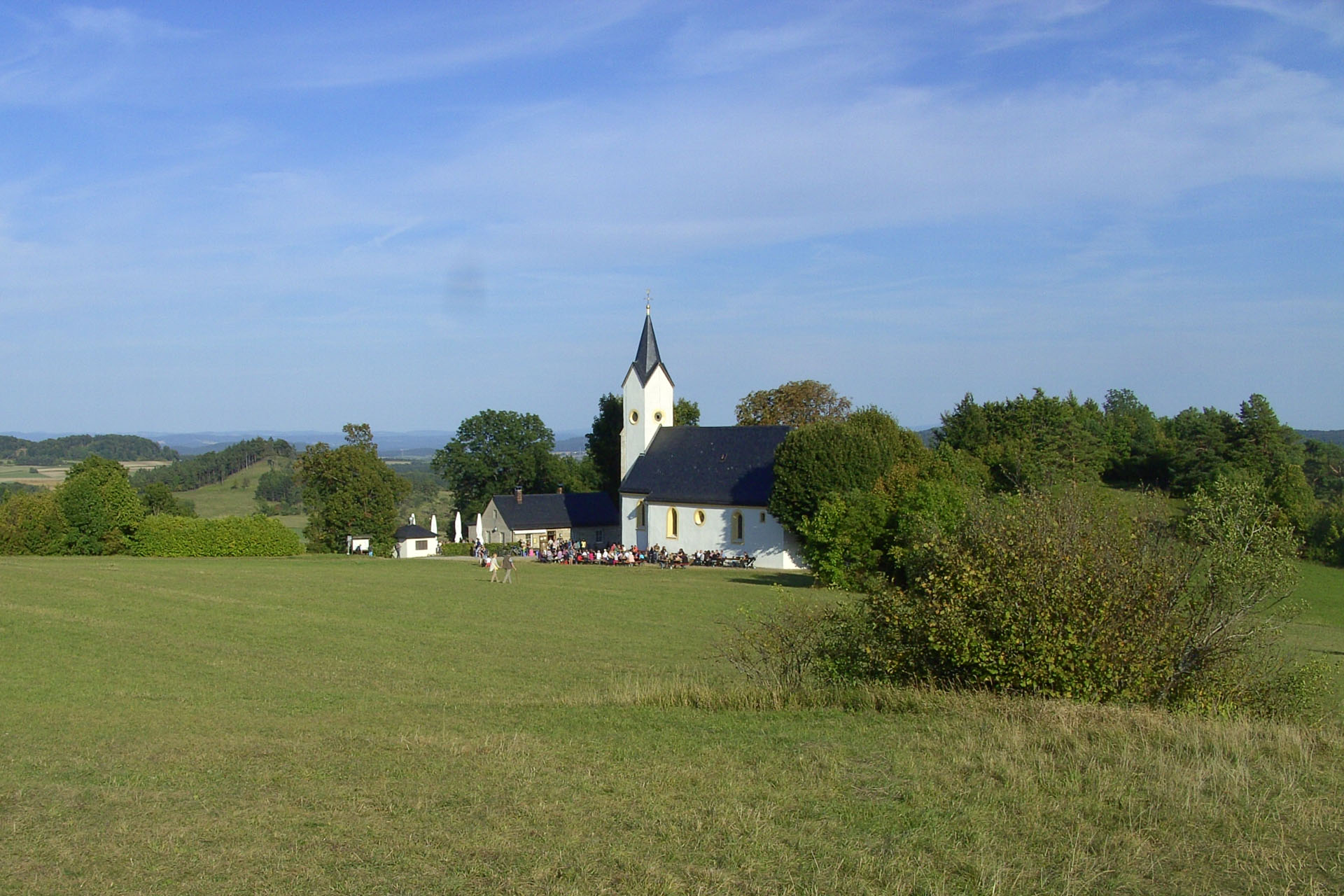 Adelgundiskapelle auf dem Hochplateau des Staffelbergs