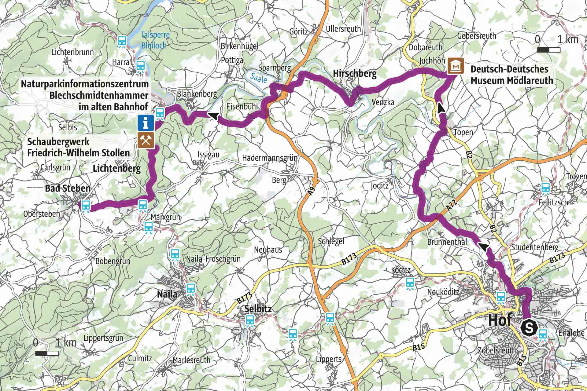 Am Grünen Band von Hof nach Bad Steben