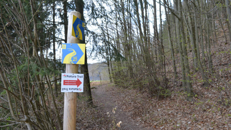 Natura Trail-Beschriftung