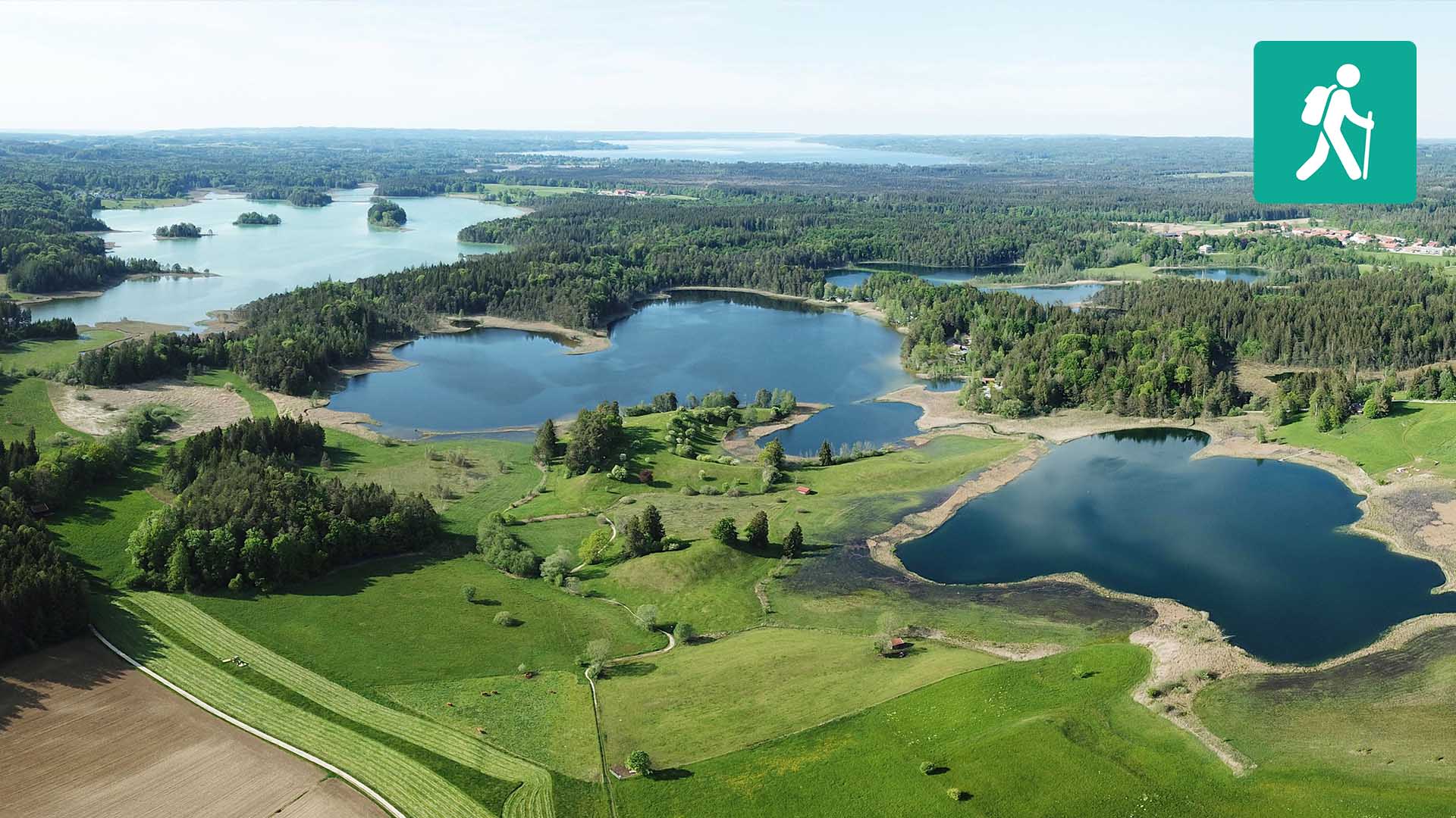 Eiszerfallslandschaft der Osterseen