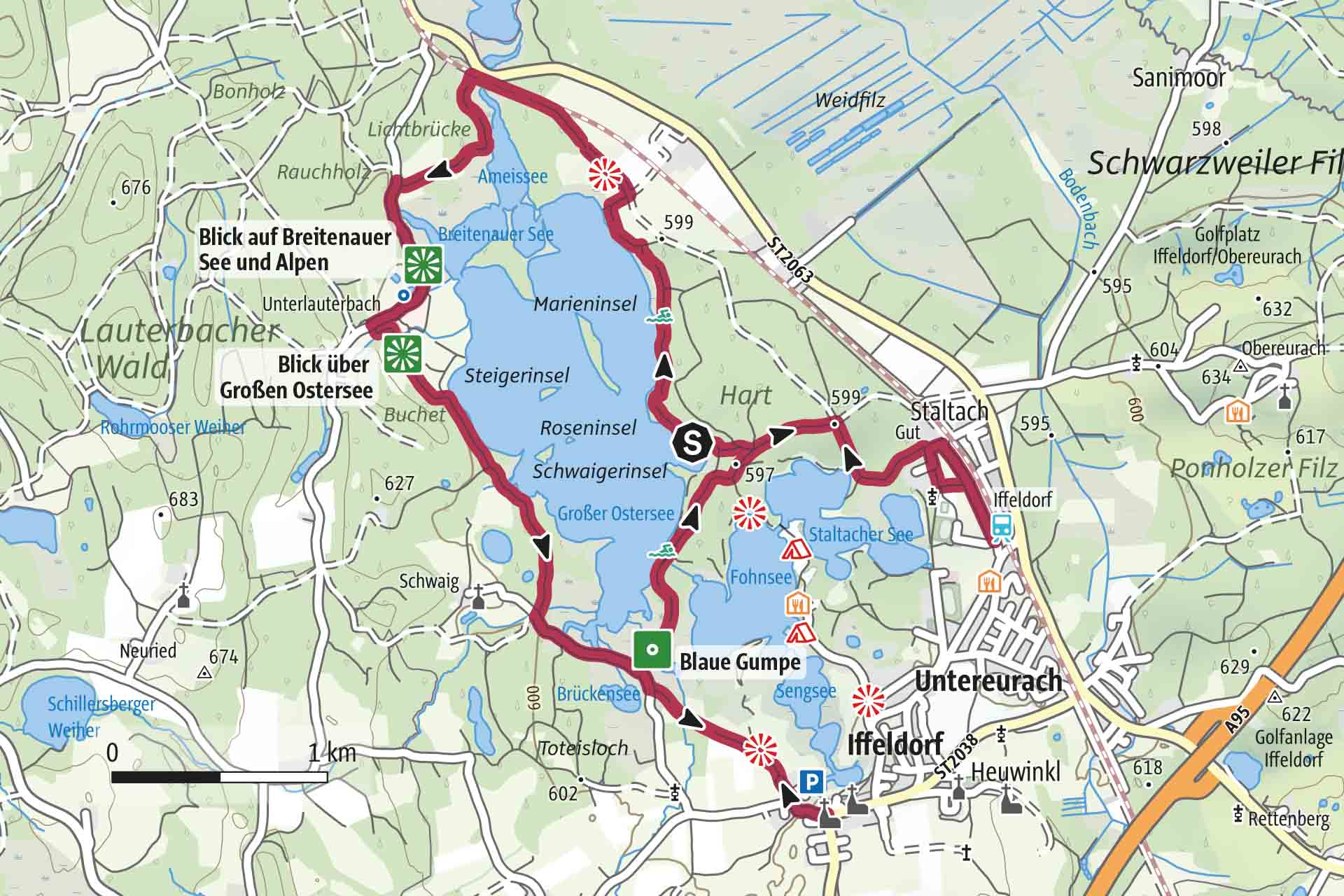 Karte Wegbeschreibung