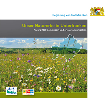 Titelblatt des Heftes: Unser Naturerbe in Unterfranken.