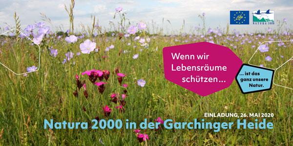 Titelbild von der Garchinger Heide, Natura 2000 in der Garchinger Heider