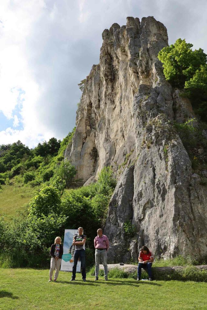 Die Natura 2000-Wanderausstellung im Informationszentrum Altmühltal in Eichstätt (Bild: Veronika Bauer)..