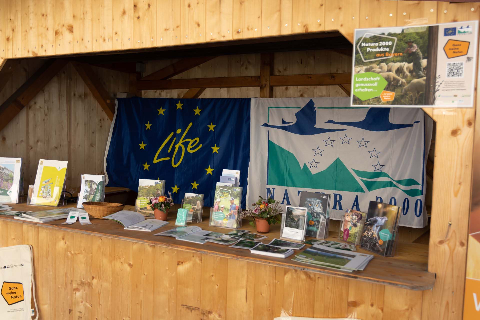 Infostand bei der Veranstaltung „Landwirtschaft Rupertiwinkel miteinand“ – Wie soll die Zukunft der Landwirtschaft aussehen?