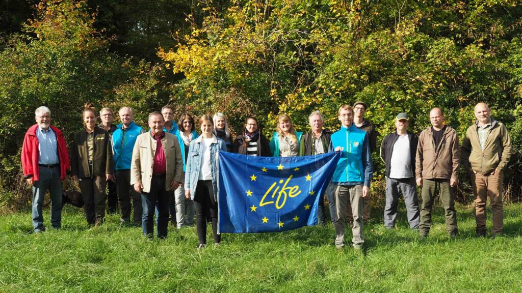 Bei der Veranstaltung Natura 2000-Mangament vor Ort in Unterfranken wurde intensiv zu den Fördermöglichkeiten beim Vertragsnaturschutzprogramm diskutiert (Bild: Foto: Susanne Mader-Speth/LfU).