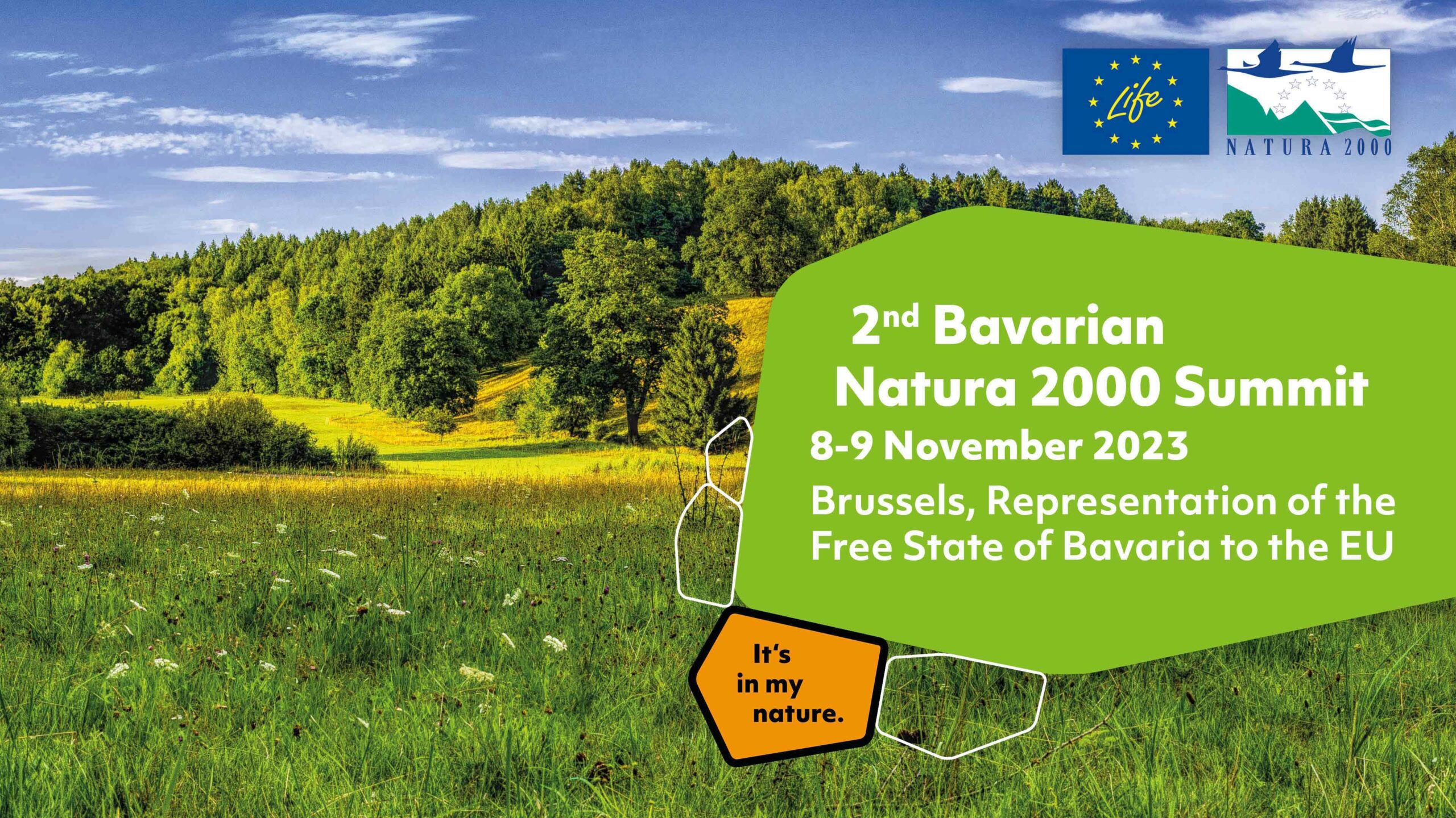 Engl_Titebild_Bruessel_komp title picture 2nd Bavarian Natura 2000 Summit